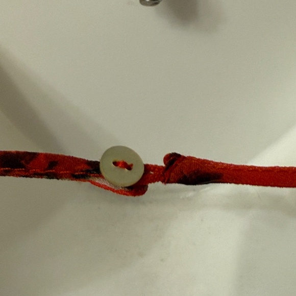 House of Harlow X Revolve size S halter Tie Back Top Red Floral Festival - Picture 7 of 11